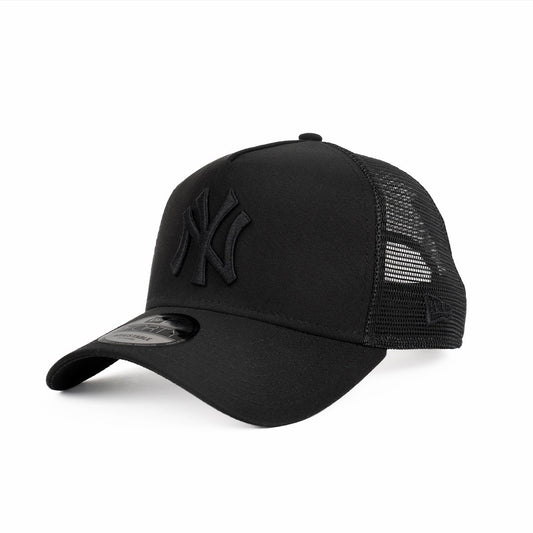 9FORTY A-Frame Trucker New York Yankees Black Snapback