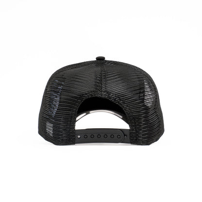 9FORTY A-Frame Trucker New York Yankees Black Snapback