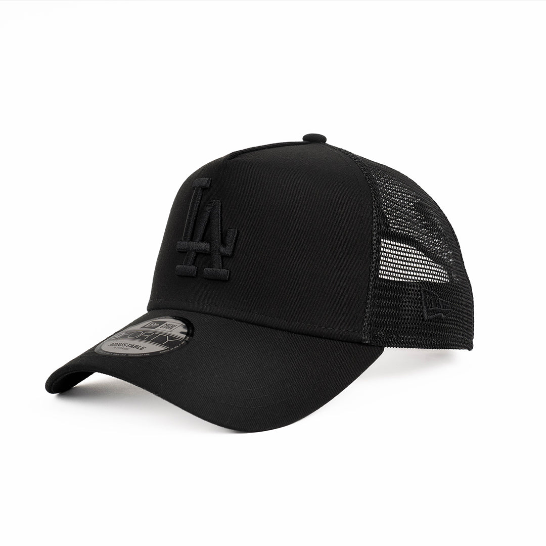 9FORTY A-Frame Trucker Los Angeles Dodgers Black Snapback