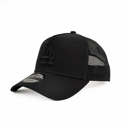 9FORTY A-Frame Trucker Los Angeles Dodgers Black Snapback