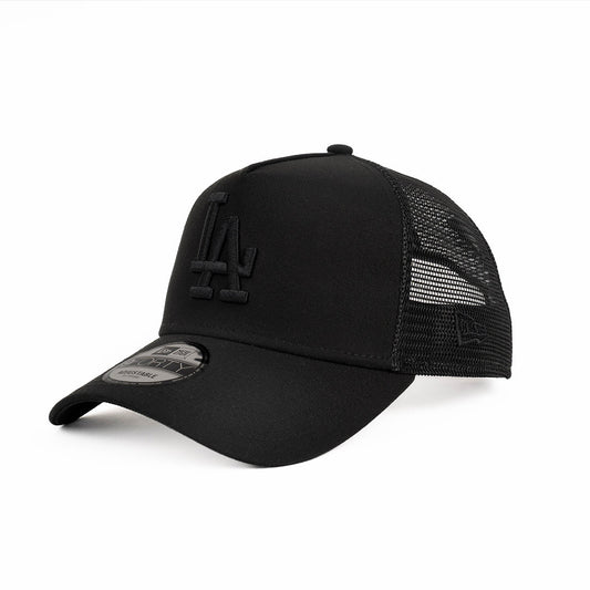 9FORTY A-Frame Trucker Los Angeles Dodgers Black Snapback
