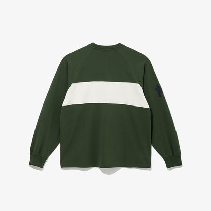 New York Yankees MLB Color Block Dark Green Long Sleeve T-Shirt