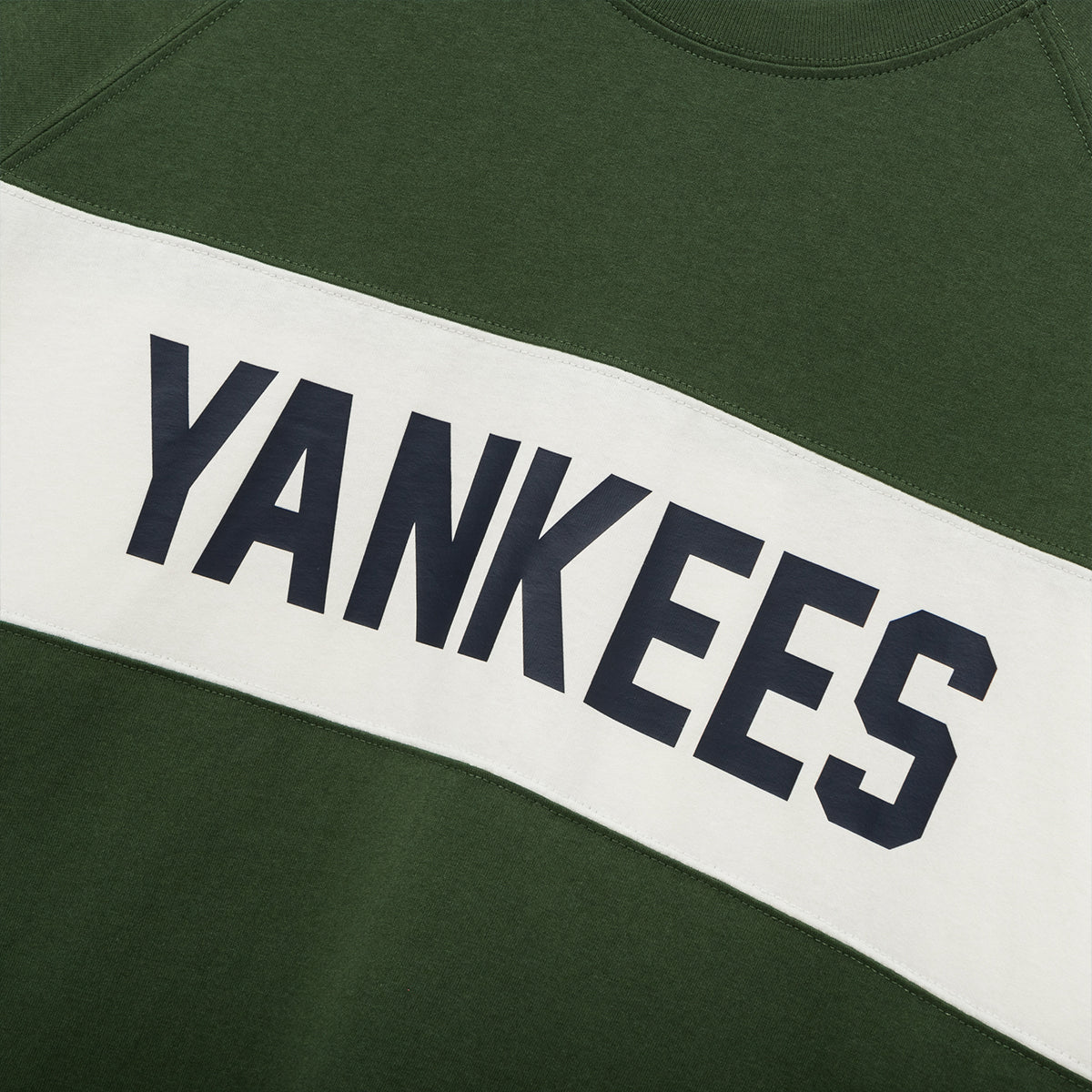 New York Yankees MLB Color Block Dark Green Long Sleeve T-Shirt