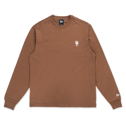New York Mets Timeless Minimal Toffee Long Sleeve T-Shirt