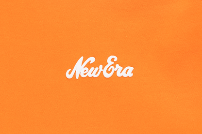 New Era Script Timeless Minimal Orange Long Sleeve T-Shirt