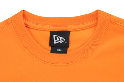 New Era Script Timeless Minimal Orange Long Sleeve T-Shirt