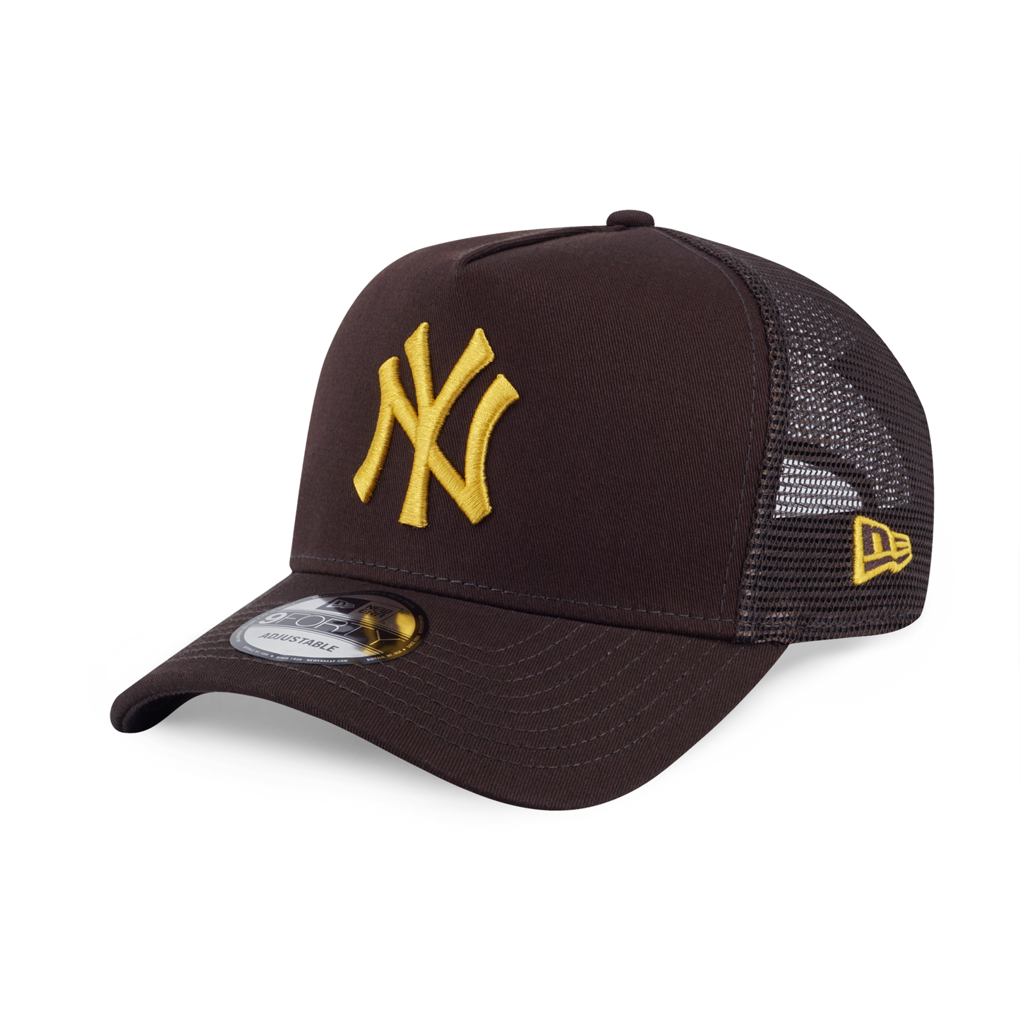 9FORTY A-Frame Trucker New York Yankees Color Era Chocolate Snapback