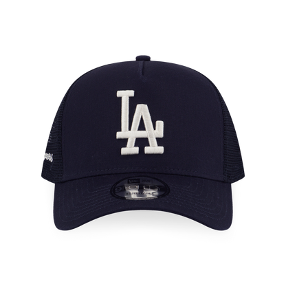 9FORTY A-Frame Trucker Los Angeles Dodgers Color Era Oceanside Blue Snapback