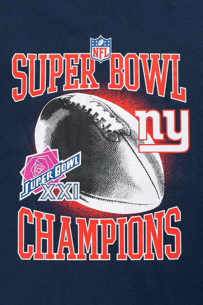 New York Giants NFL Hall Of Champions Oceanside Blue Short Sleeve T-Shirt