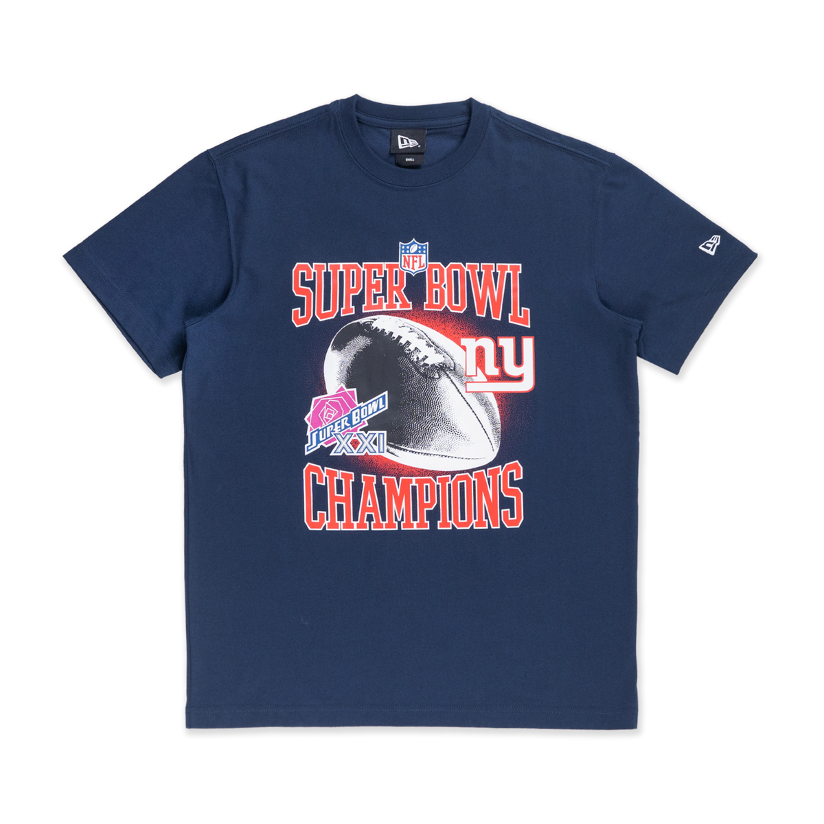 New York Giants NFL Hall Of Champions Oceanside Blue Short Sleeve T-Shirt