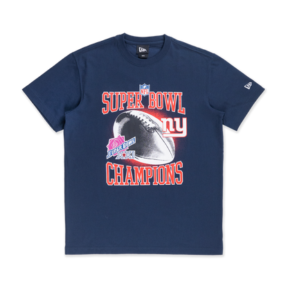 New York Giants NFL Hall Of Champions Oceanside Blue Short Sleeve T-Shirt