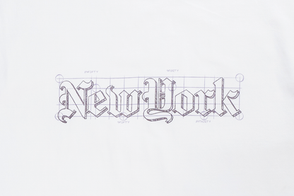 New Era ODE To NY White Oversized Short Sleeve T-Shirt