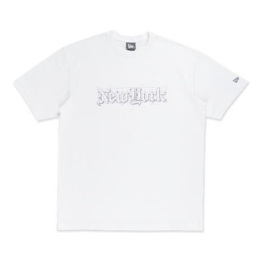 New Era ODE To NY White Oversized Short Sleeve T-Shirt
