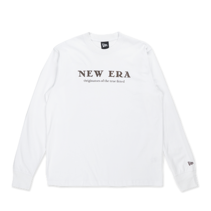 New Era Basic White Long Sleeve T-Shirt