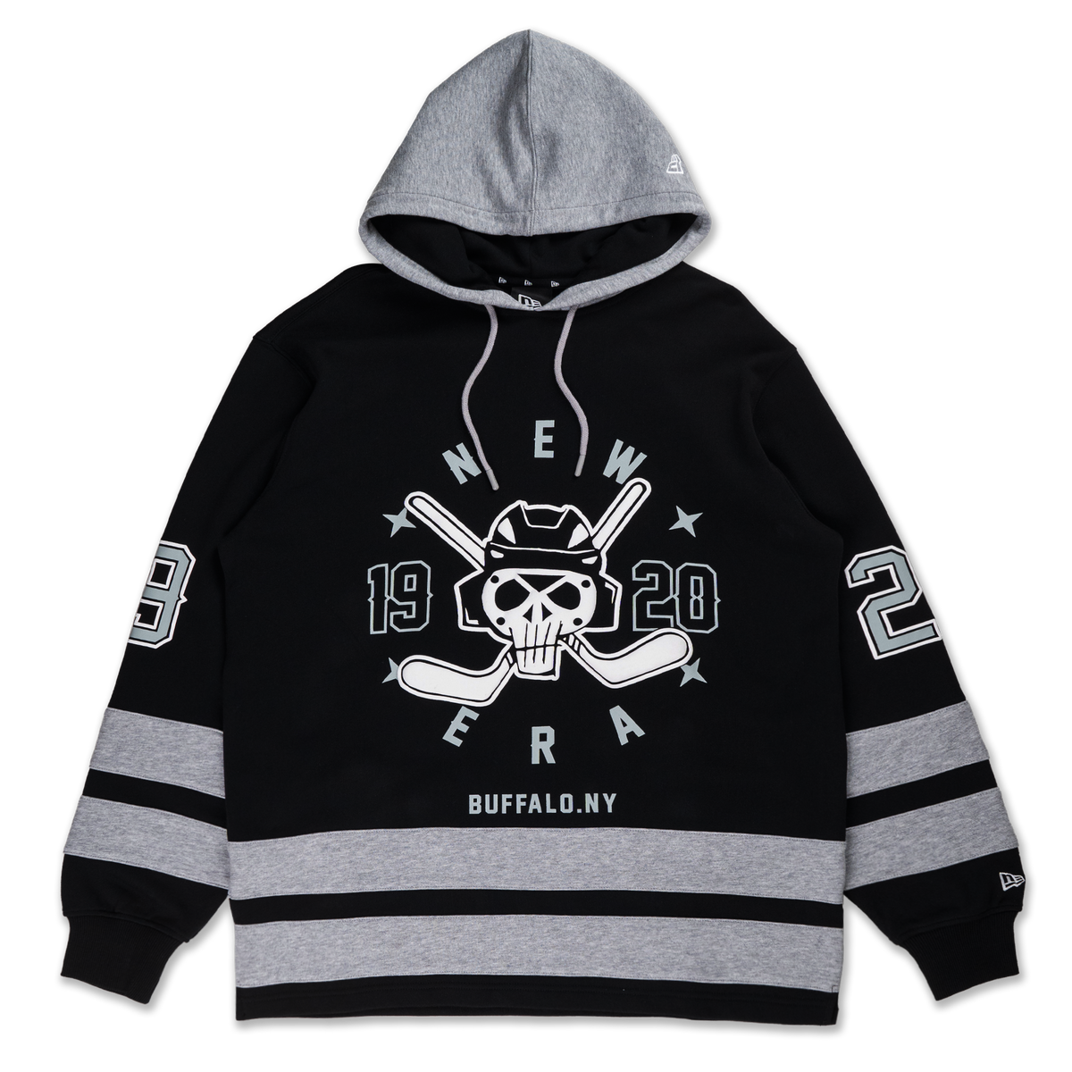 New Era Street Dangle Black Long Hoodie