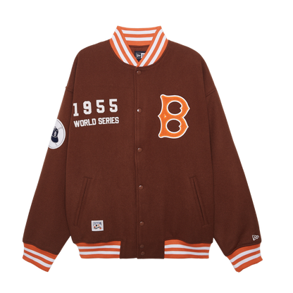 Los Angeles Dodgers Retro Sportcore Brown Jacket