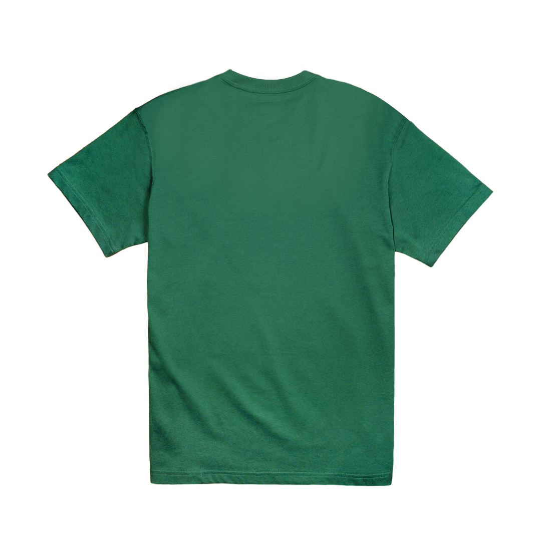 Basic Cool Era Dark Green Short Sleeve T-Shirt