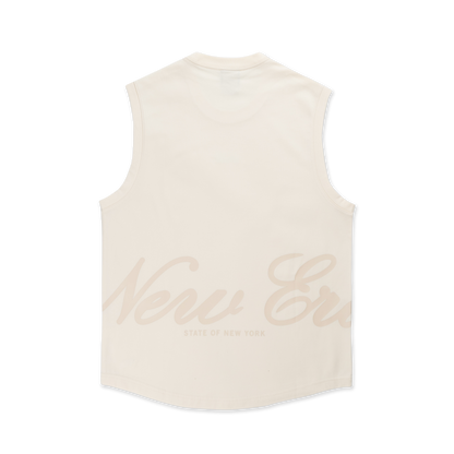 New Era Basic Chrome White Muscle Tank