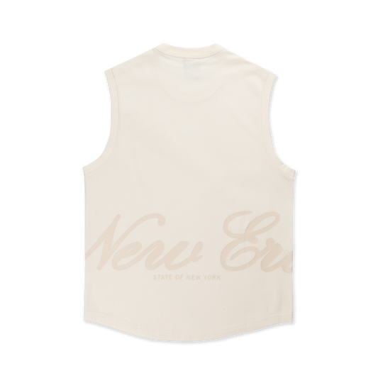New Era Basic Chrome White Muscle Tank