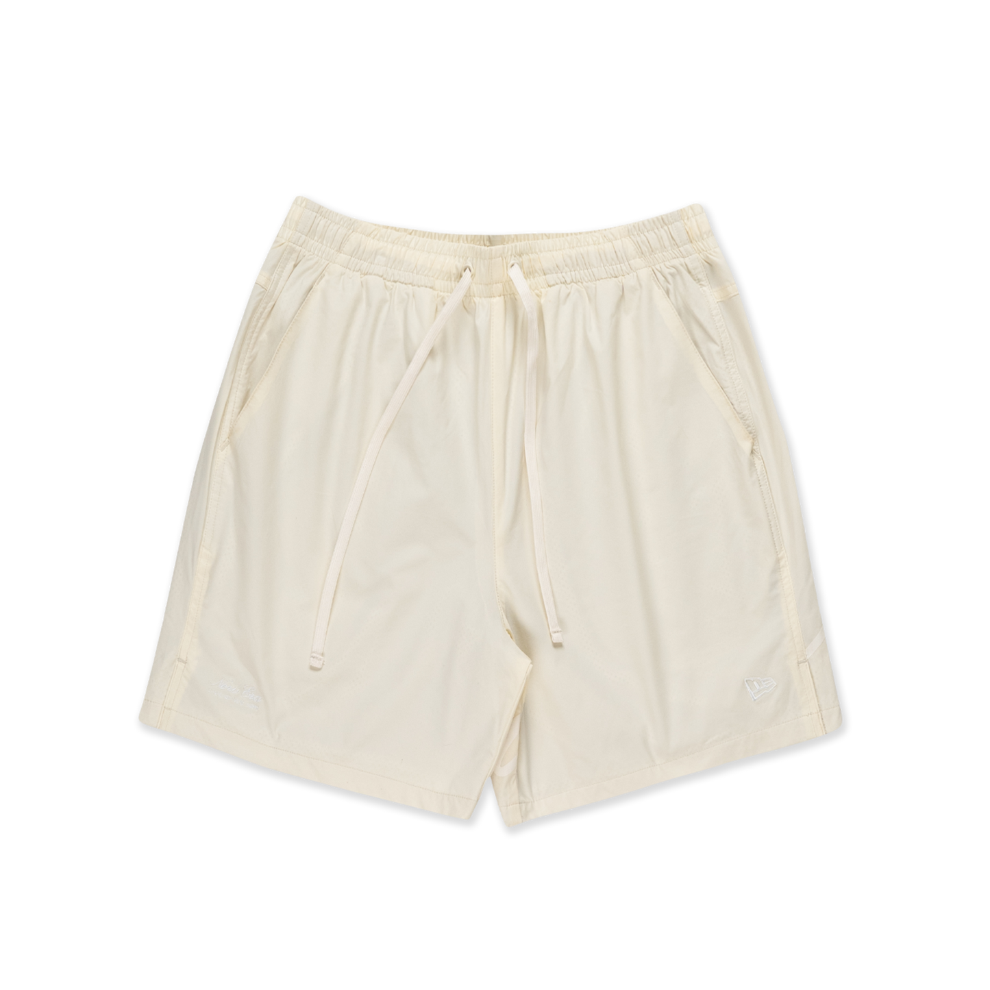 New Era Basic Chrome White Woven Shorts