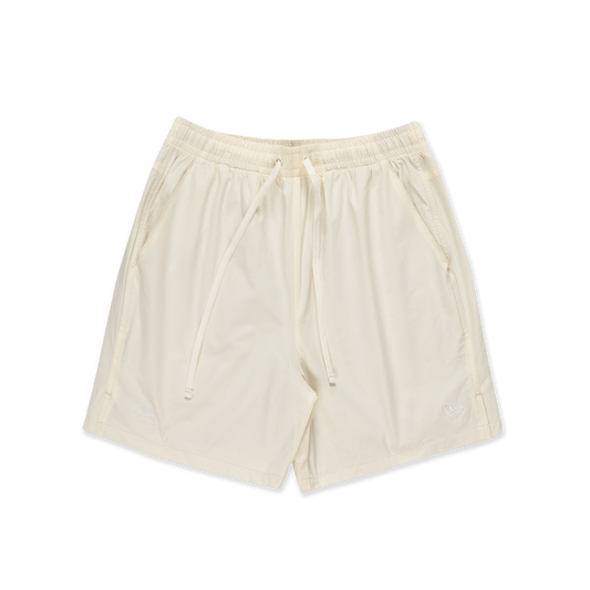 New Era Basic Chrome White Woven Shorts