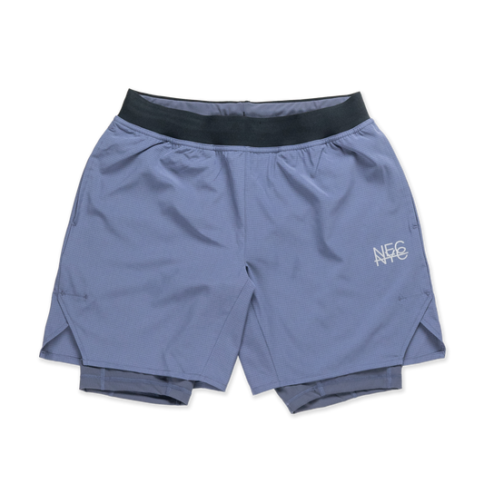 New Era City Sport Navy Layered Shorts