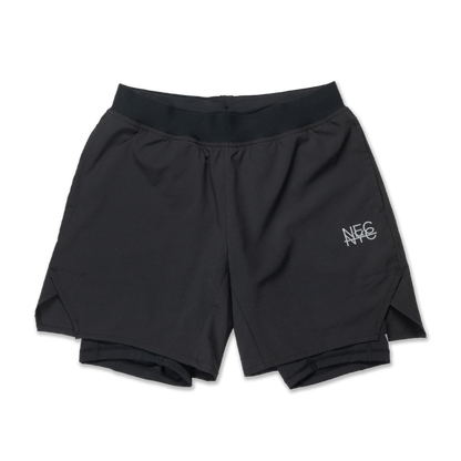 New Era City Sport Black Layered Shorts