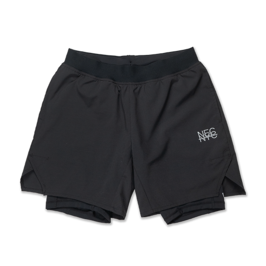 New Era City Sport Black Layered Shorts
