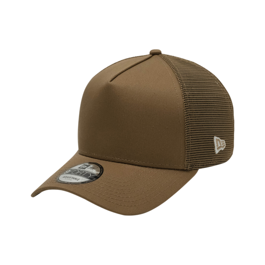 9FORTY A-Frame Trucker Basic Khaki Snapback