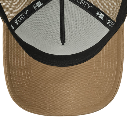 9FORTY A-Frame Trucker Basic Khaki Snapback