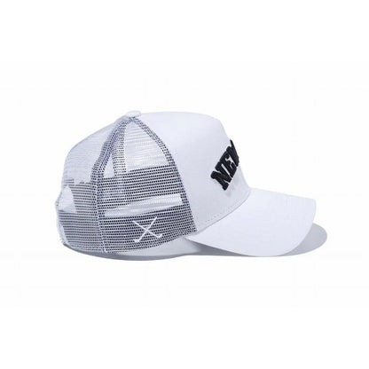 9FORTY A-Frame Trucker Golf Arch Logo White Snapback