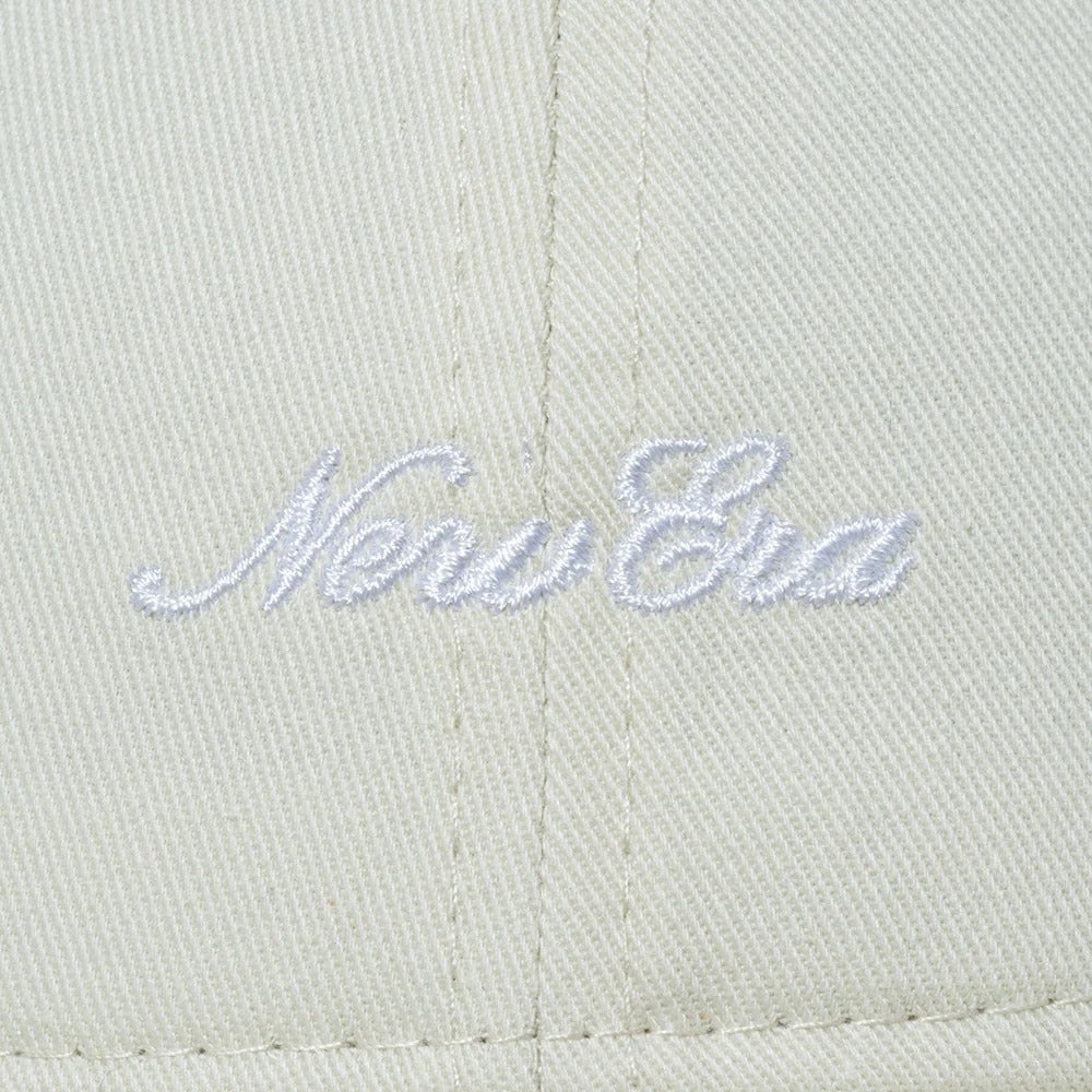 9TWENTY Mini Logo Washed Ivory Adjustable