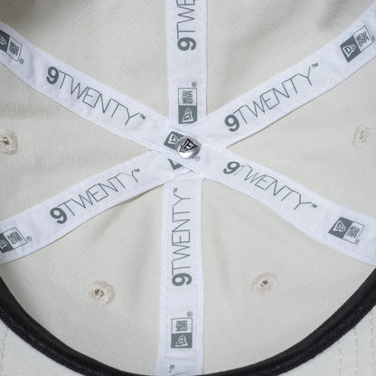 9TWENTY Mini Logo Washed Ivory Adjustable