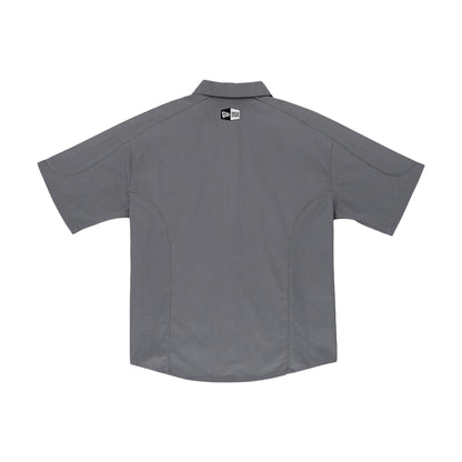 New Era Racing Grey Short Sleeve Woven Shirt