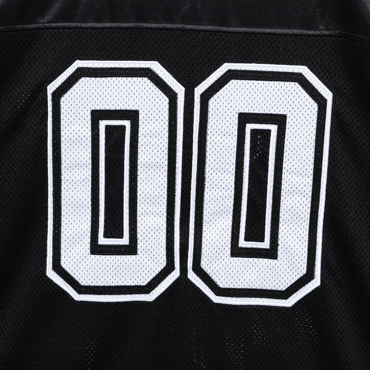 Retro Sports Mesh Top Black Short Sleeve T-Shirt