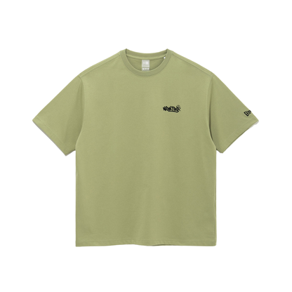 New Era Neon Writing Sage Short Sleeves T-Shirt