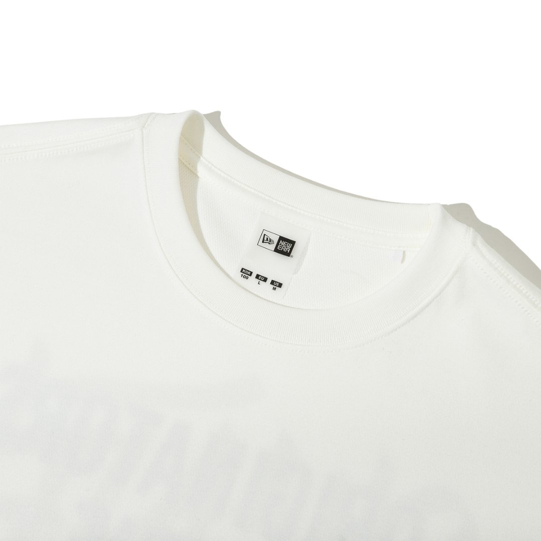 New Era Neon Writing Off White Short Sleeves T-Shirt