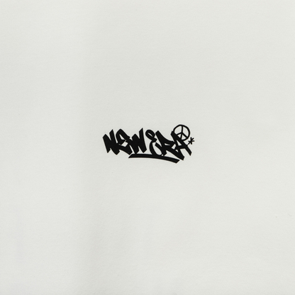 New Era Neon Writing Off White Short Sleeves T-Shirt
