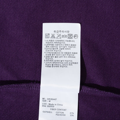 New Era Neon Writing Purple Short Sleeves T-Shirt