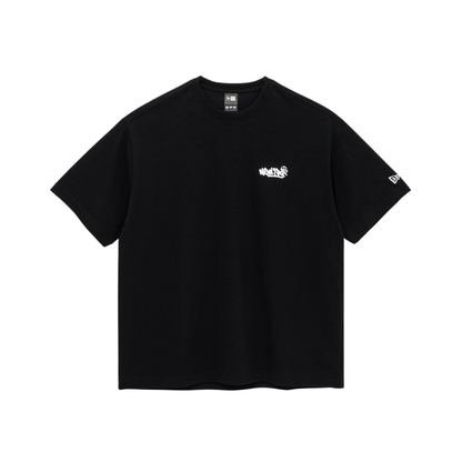 New Era Neon Writing Black Short Sleeves T-Shirt
