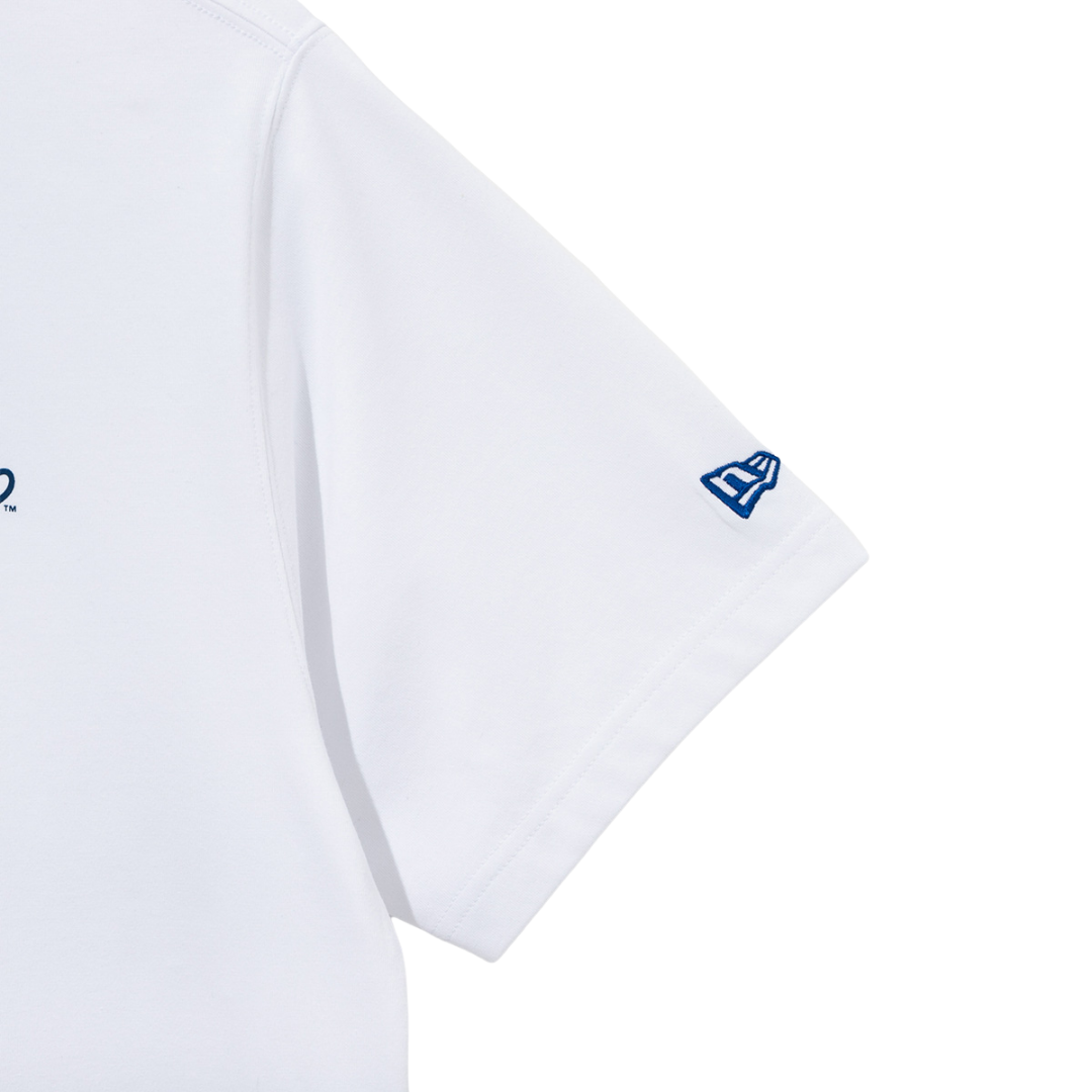 Los Angeles Dodgers MLB Line Logo White Short Sleeves T-Shirt