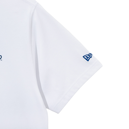 Los Angeles Dodgers MLB Line Logo White Short Sleeves T-Shirt