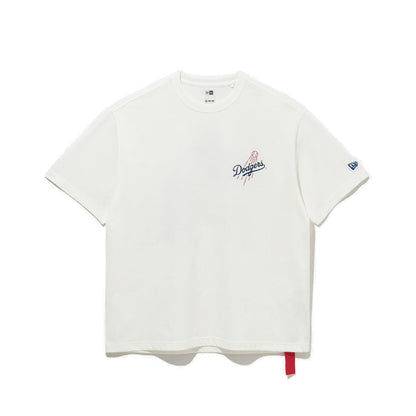 Los Angeles Dodgers MLB Cheering Food White Short Sleeve T-Shirt