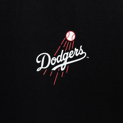 Los Angeles Dodgers MLB Cheering Food Black Short Sleeve T-Shirt