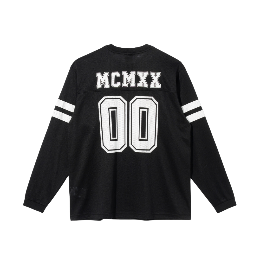 New Era Mesh Water Black Long Sleeve T-Shirt