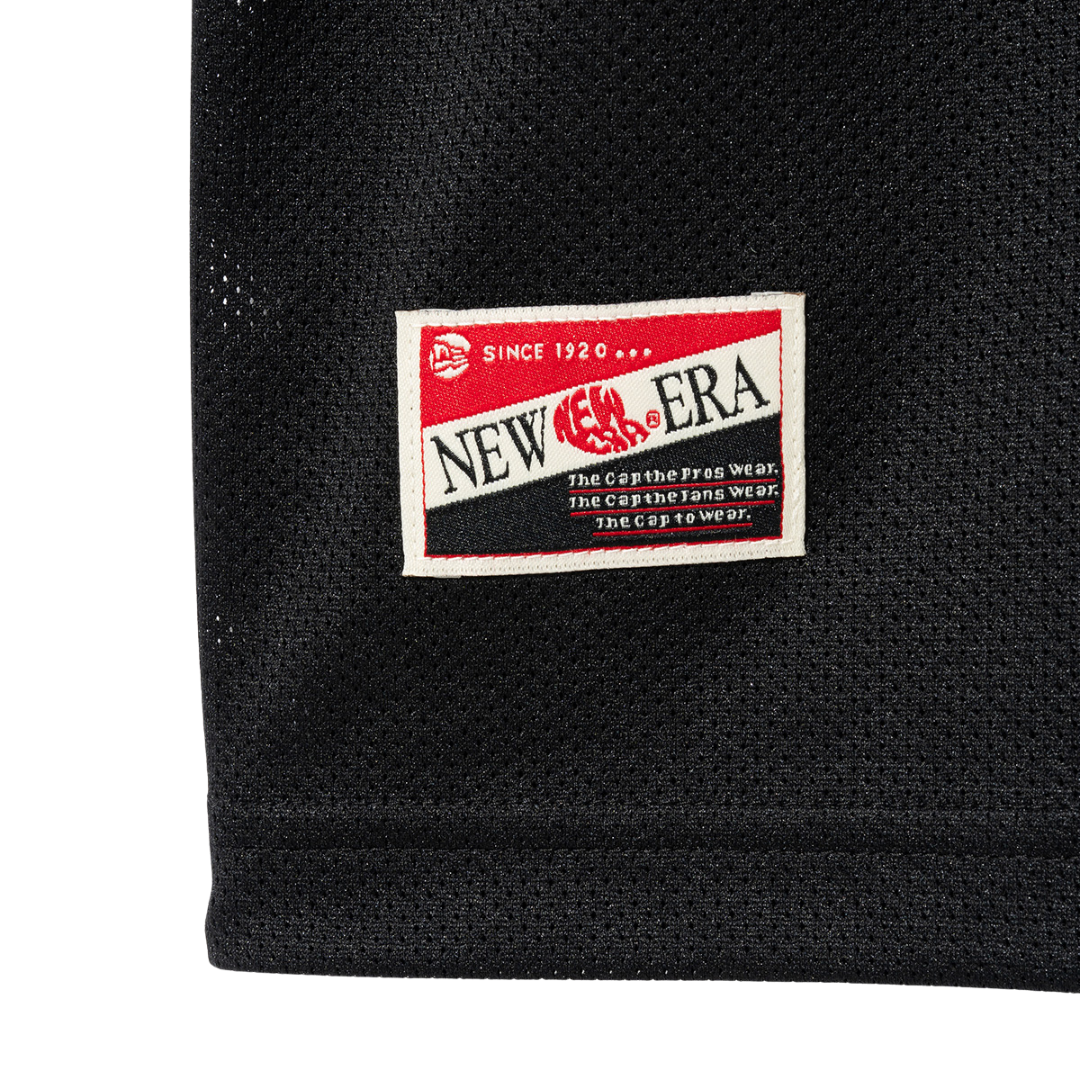 New Era Mesh Water Black Long Sleeve T-Shirt