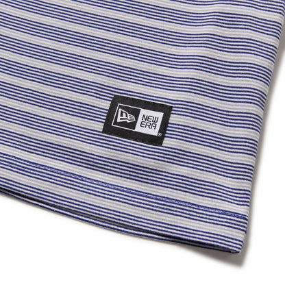 New Era Striped Dark Royal Oversized Short Sleeves T-Shirt