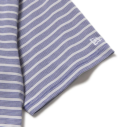 New Era Striped Dark Royal Oversized Short Sleeves T-Shirt