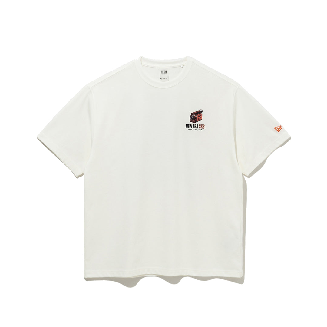 New Era Vintage Cam White Short Sleeve T-Shirt