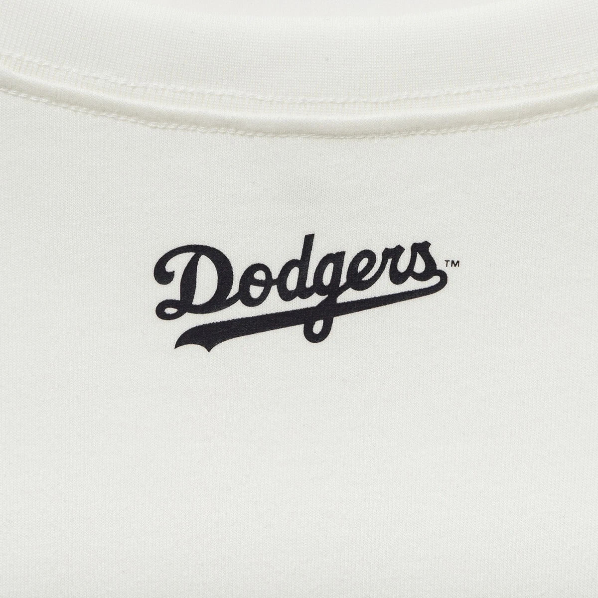 Los Angeles Dodgers Flower Script White Short Sleeves T-Shirt